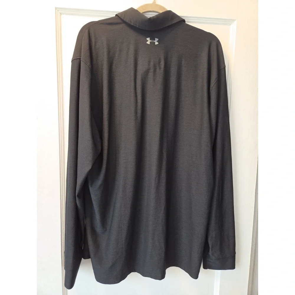 Under Arnour Long Sleeve Golf Polo. Buttons. XL - Picture 3 of 3
